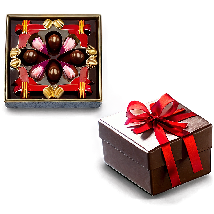 Chocolate Box For Anniversary Png Qro PNG