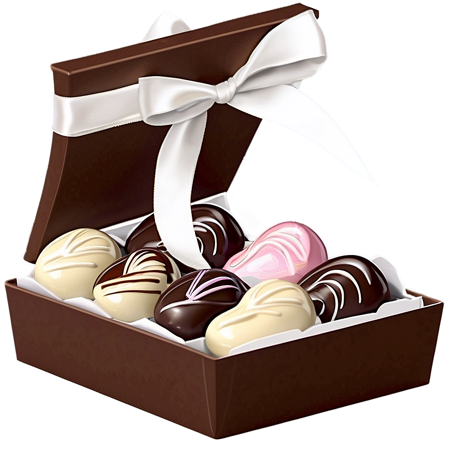 Chocolate Box For Wedding Favor Png 4 PNG