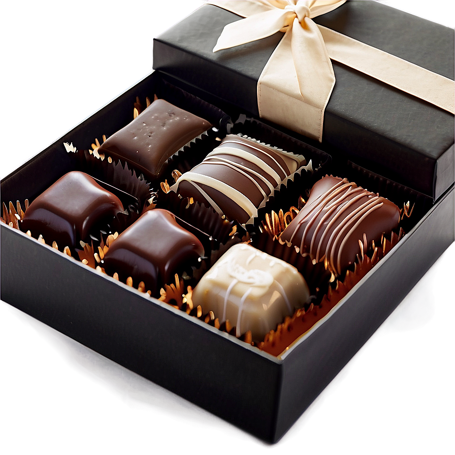 Chocolate Box With Personal Message Png Hsq66 PNG
