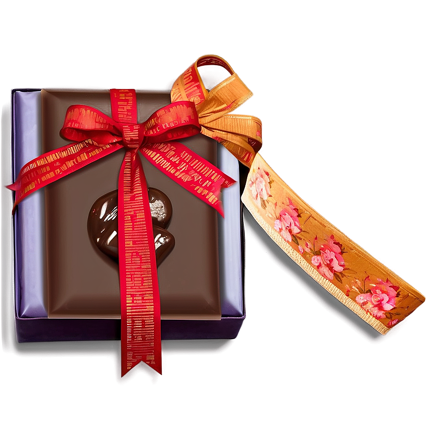 Chocolate Box With Ribbon Png 13 PNG
