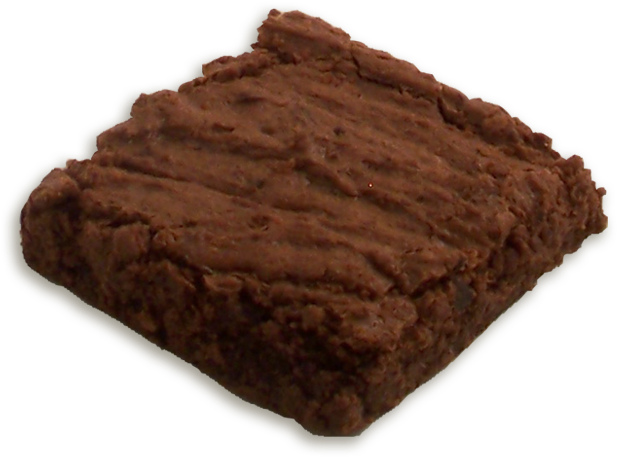 Chocolate Brownie Closeup PNG