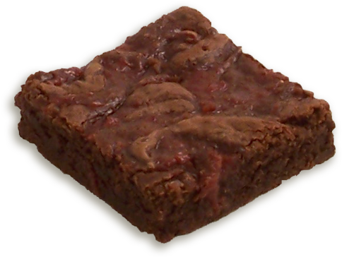 Chocolate Brownie Closeup PNG