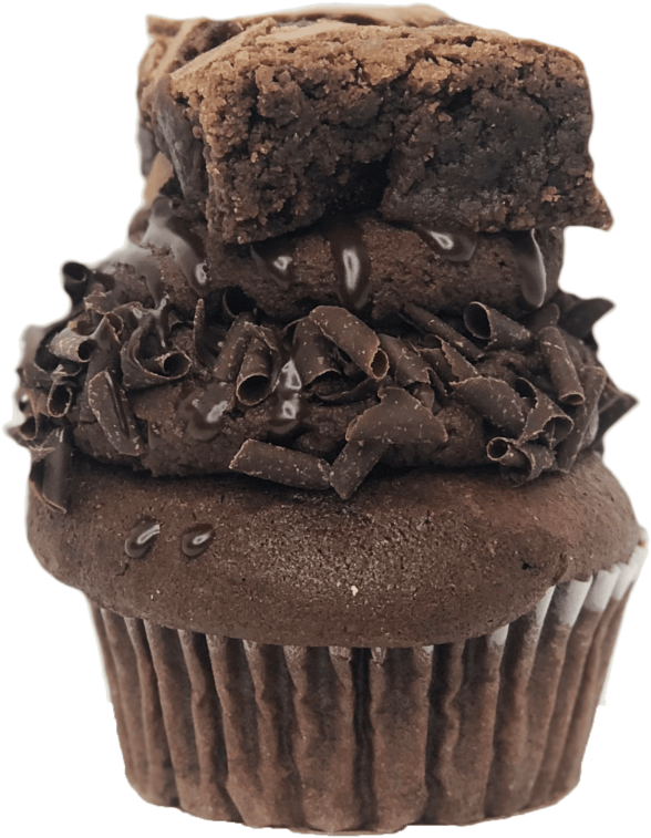 Chocolate Brownie Cupcake Delicious Treat PNG