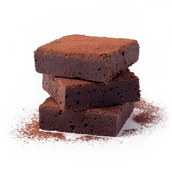 Chocolate Brownies Stacked PNG