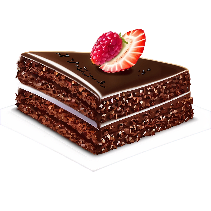 Chocolate Cake Slice Png Sms PNG