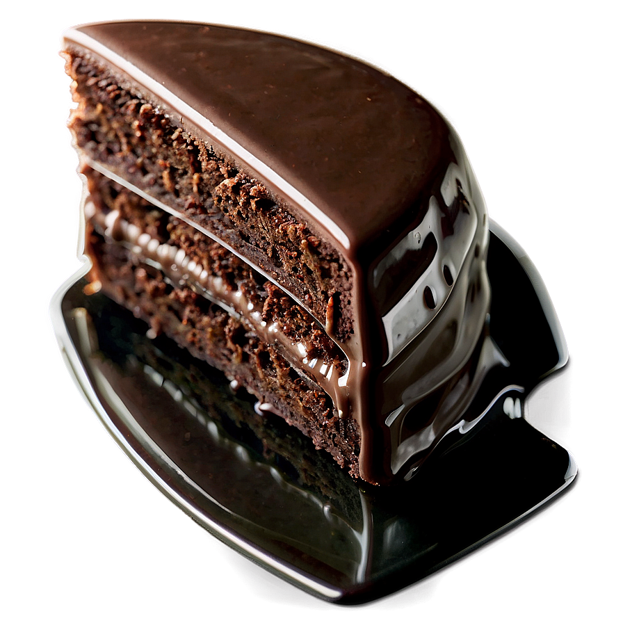 Chocolate Cake Slice Png Wmq PNG