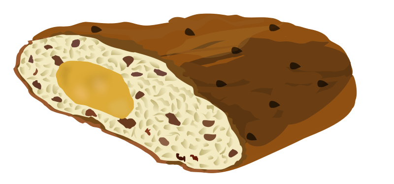 Chocolate Chip Cookie Dough Illustration PNG