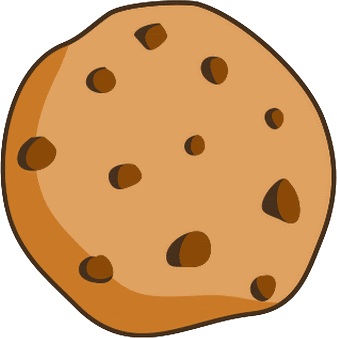 Chocolate Chip Cookie Illustration PNG