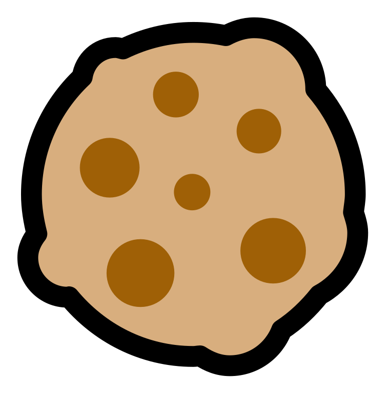 Chocolate Chip Cookie Illustration.png PNG