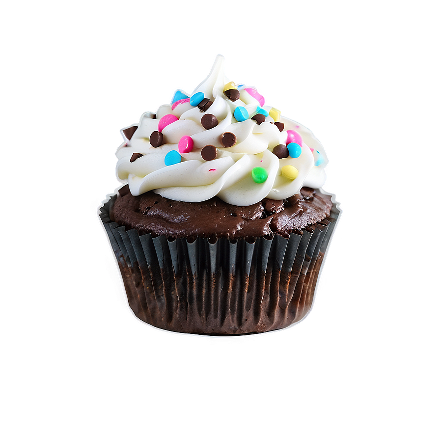 Chocolate Chip Cupcake Png 05032024 PNG
