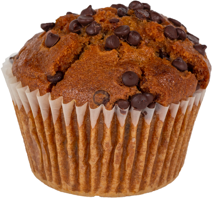 Chocolate Chip Muffin Isolated.png PNG
