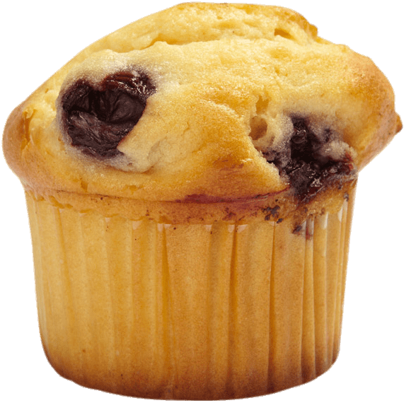 Chocolate Chip Muffin Isolated.png PNG