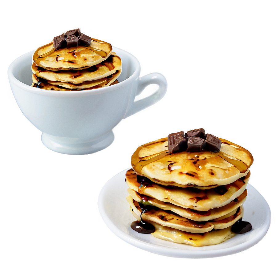 Chocolate Chip Pancakes Png Iey PNG