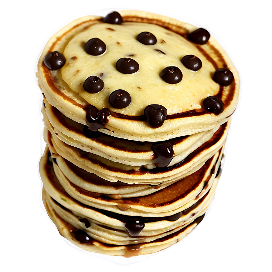 Chocolate Chip Pancakes Png Oox PNG