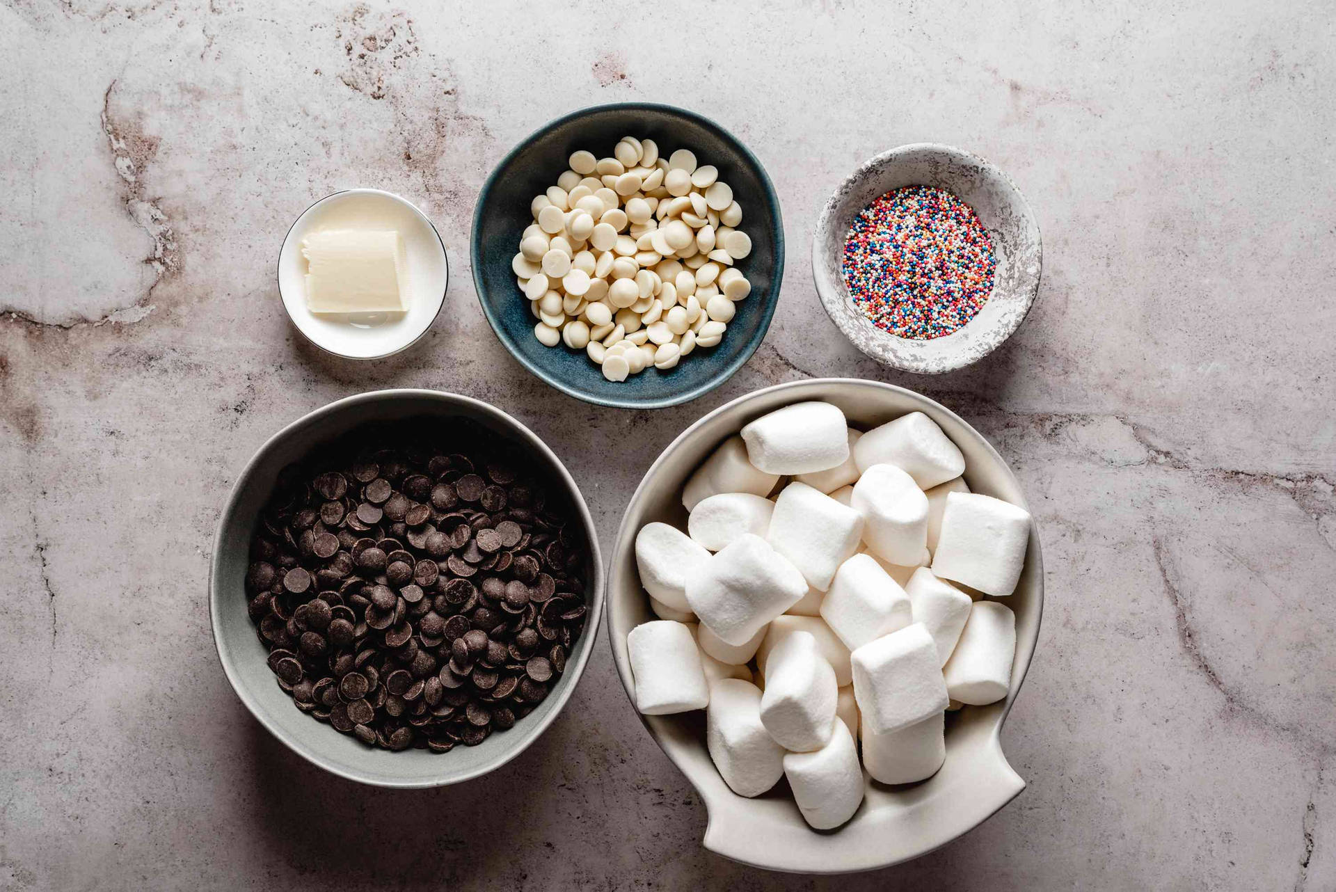 Chokladbitarmarshmallows. Wallpaper