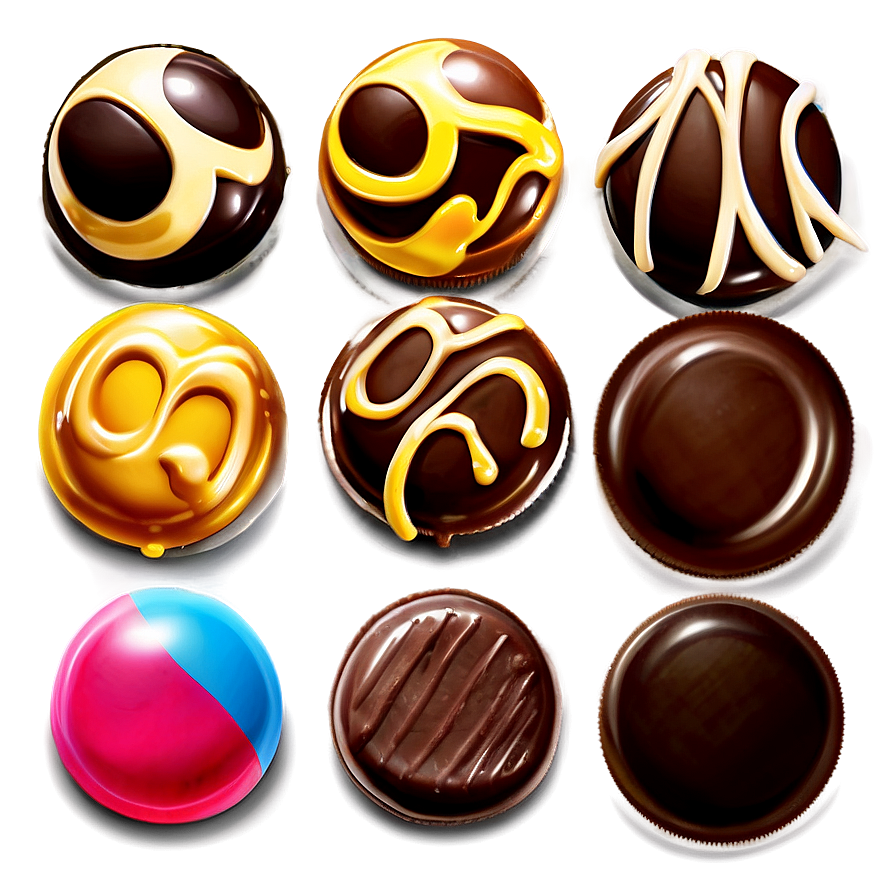 Chocolate-coated Candies Png 47 PNG