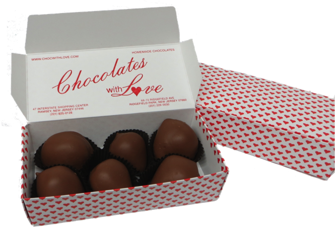 Chocolate Covered Strawberries Boxed Treats PNG