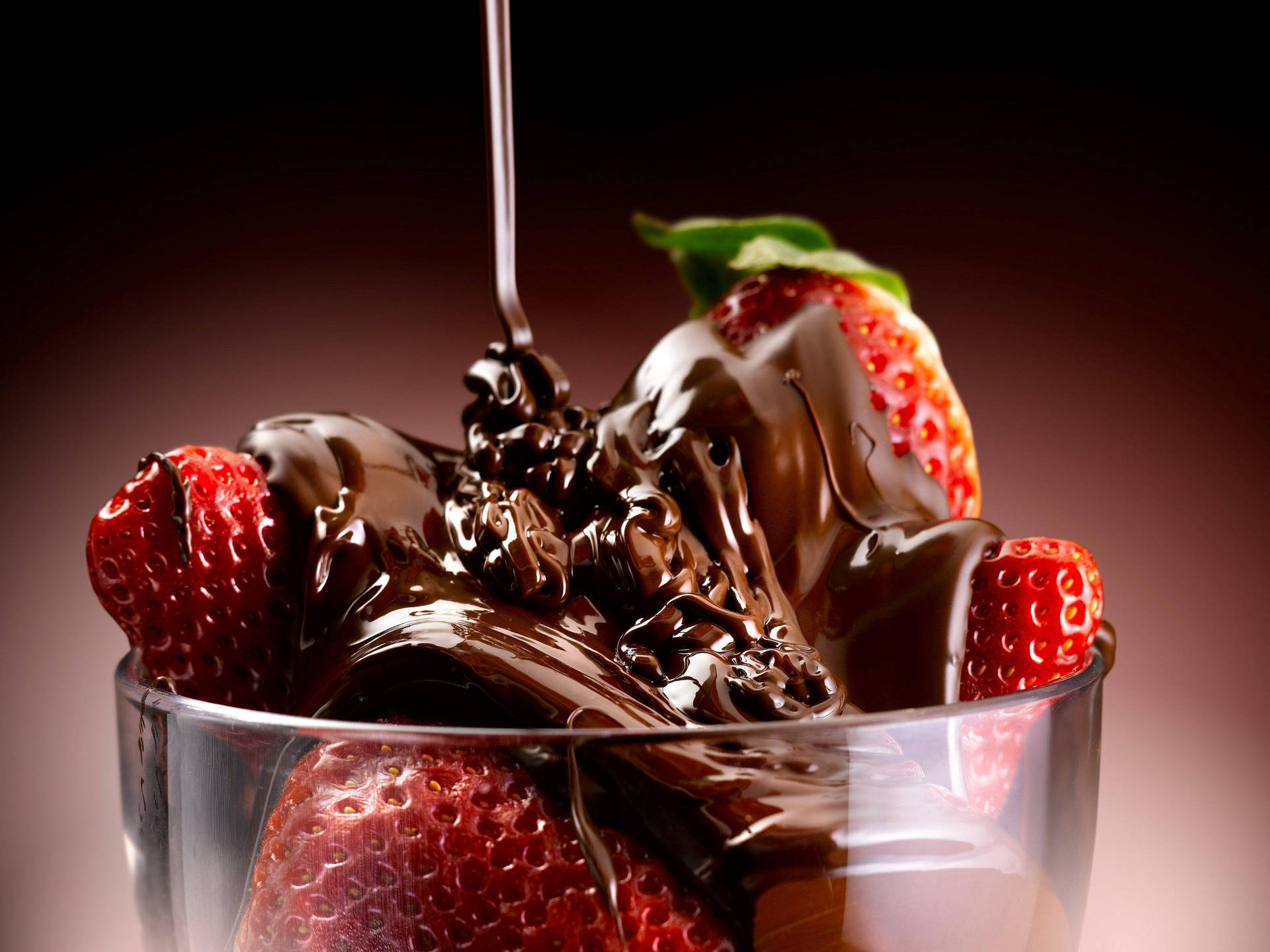 Chocolate-covered Strawberry Desserts Wallpaper