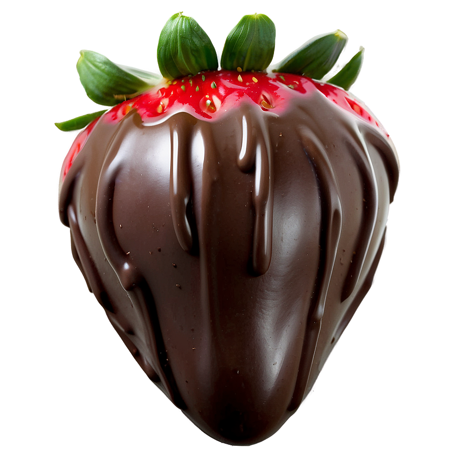 Chocolate Covered Strawberry Png 05042024 PNG