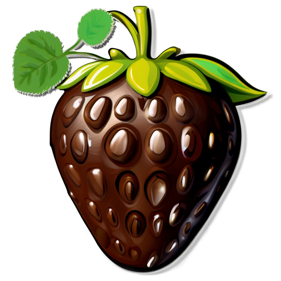 Chocolate Covered Strawberry Png 6 PNG