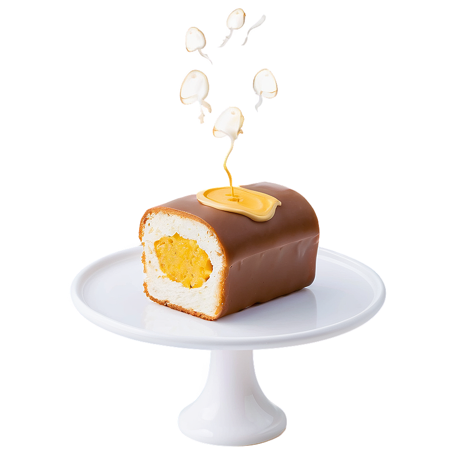 Chocolate Covered Twinkiewith Filling PNG