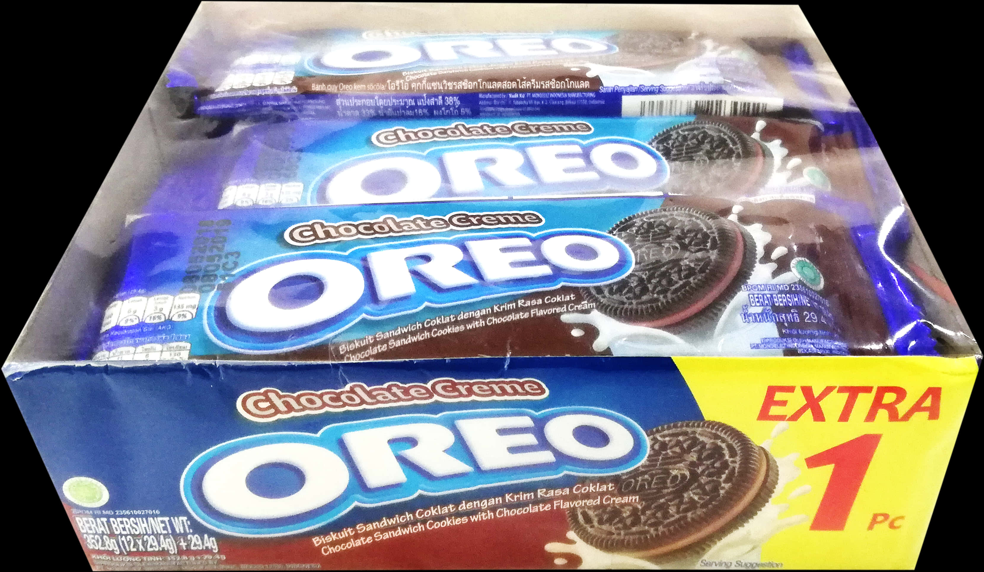 Chocolate Creme Oreo Packages PNG