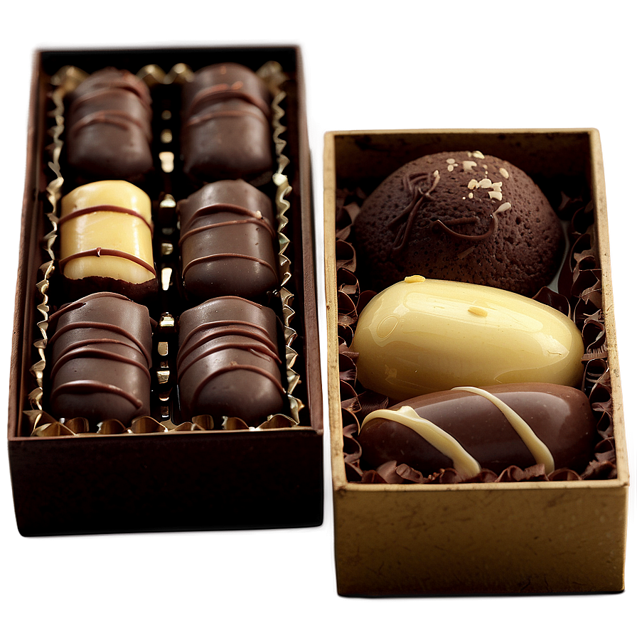 Chocolate Dessert Box Png 06212024 PNG