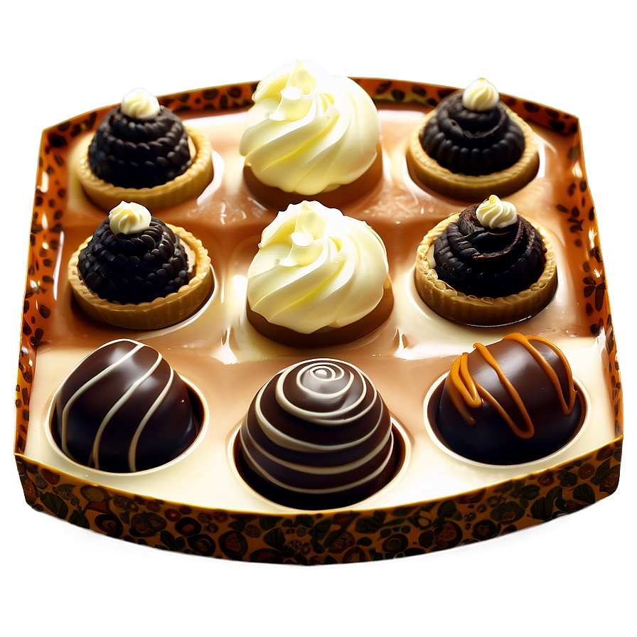 Chocolate Dessert Box Png 06212024 PNG
