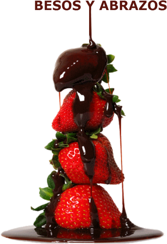 Download Chocolate Drizzle Strawberry Tower | Wallpapers.com