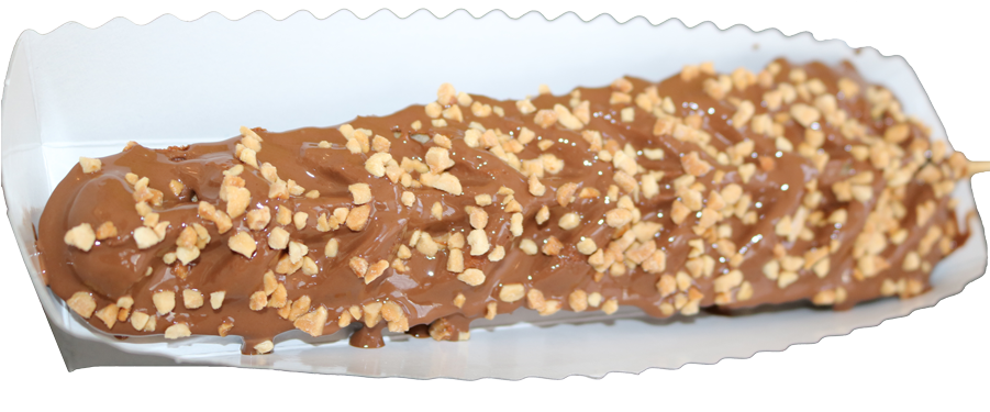 Chocolate Eclairwith Nuts PNG
