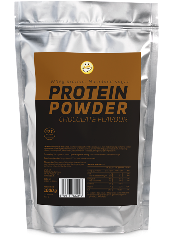 Chocolate Flavored Whey Protein Powder PNG