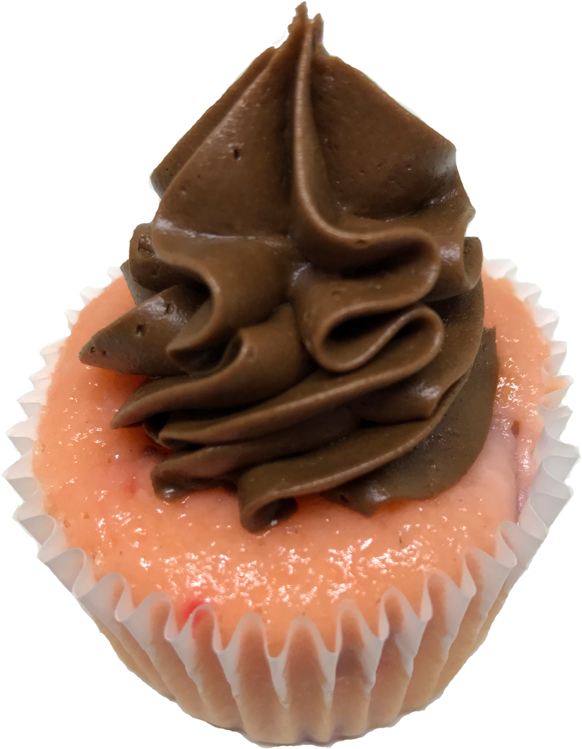Chocolate Frosting Cupcake PNG