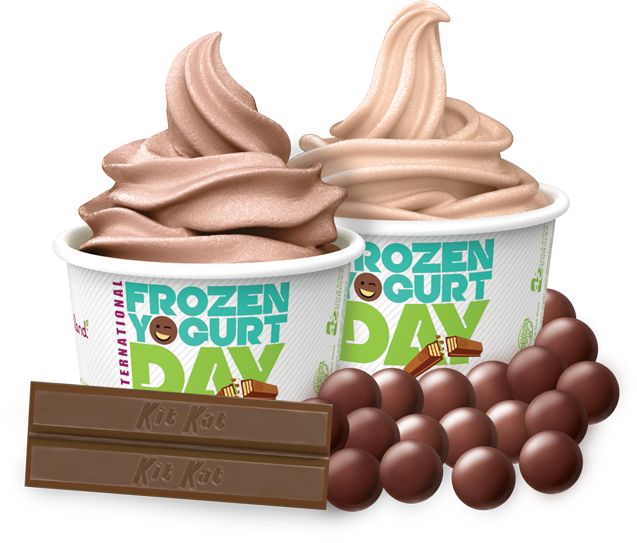 Download Chocolate Frozen Yogurt Celebration | Wallpapers.com