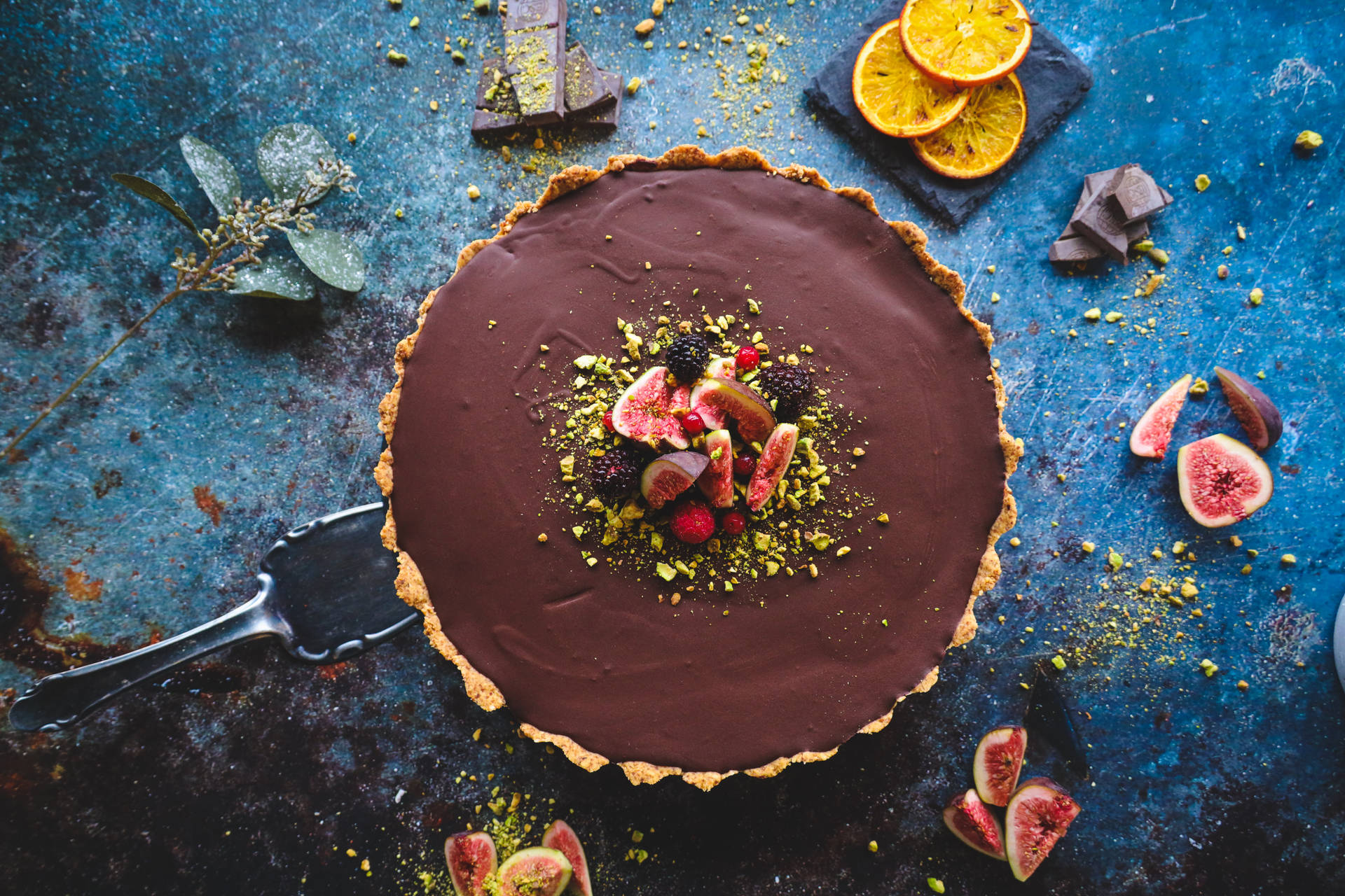 Chocolate Fruit Torte Cake