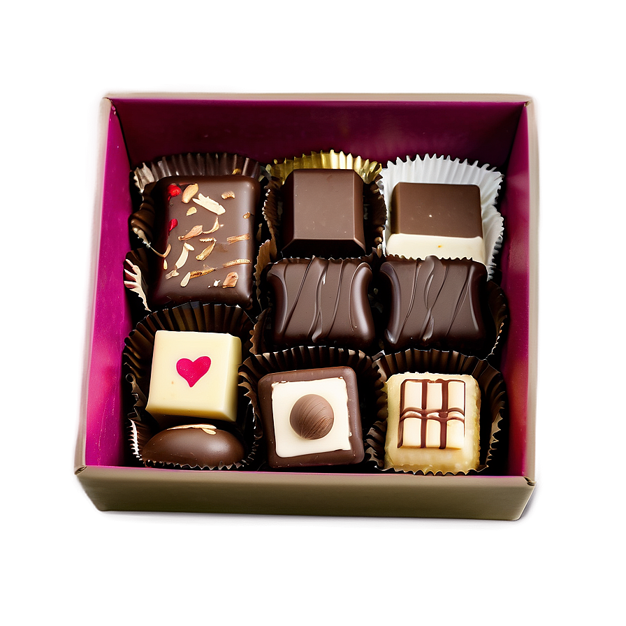 Chocolate Lovers' Box Png 06212024 PNG