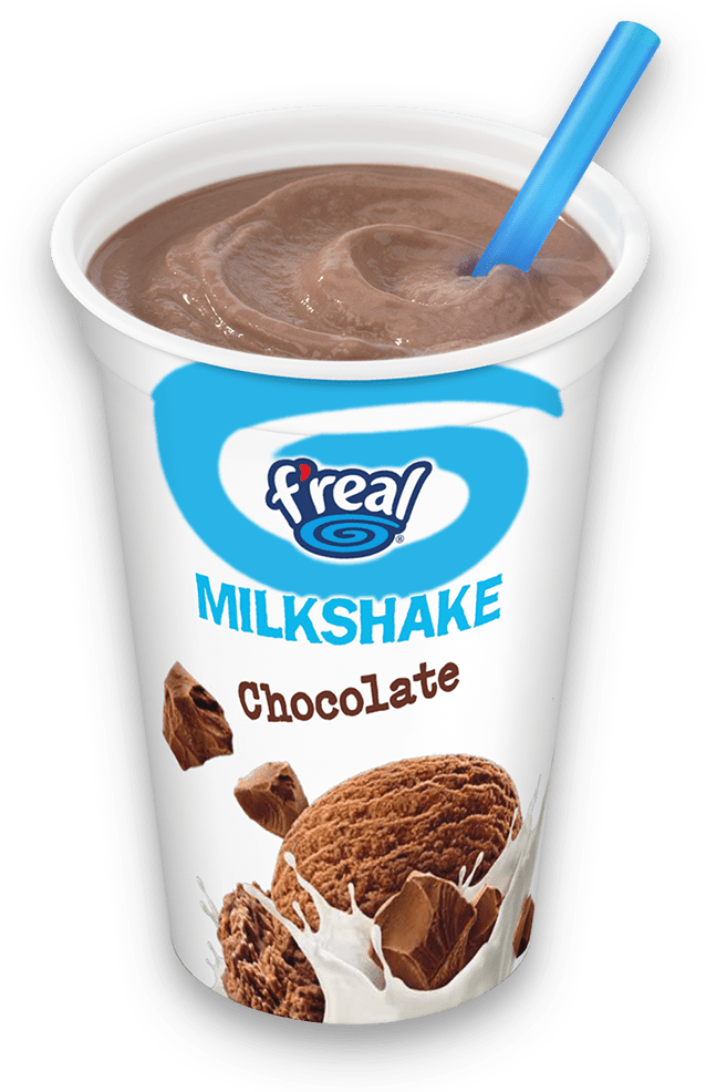 Chocolate Milkshake Cup With Straw PNG