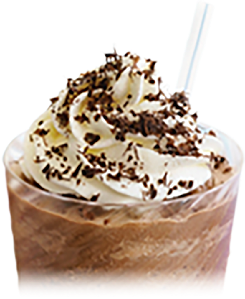 Chocolate Milkshakewith Whipped Cream PNG