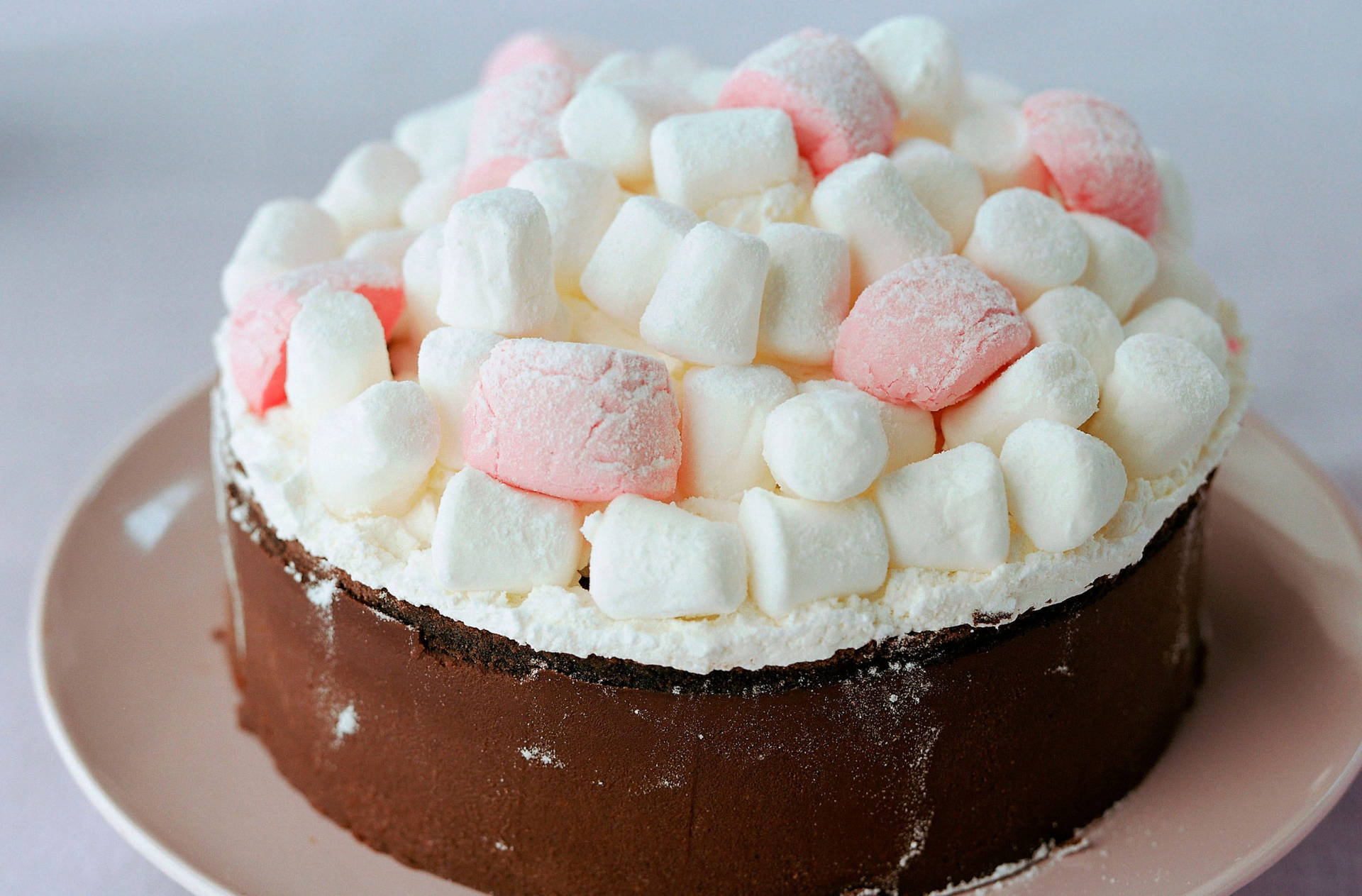 Schokoladenpastell-marshmallow-torte Wallpaper