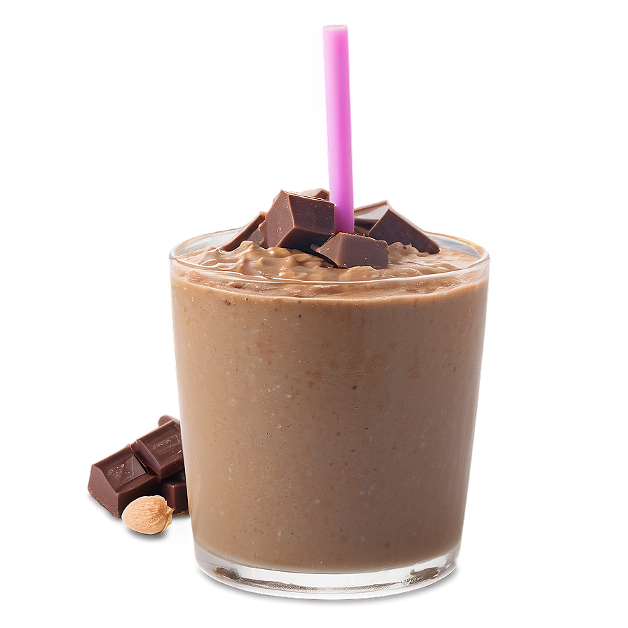 Chocolate Peanut Butter Smoothie Png Pvl PNG