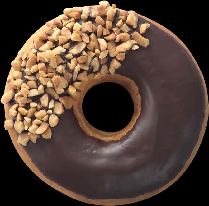 Chocolate Peanut Topped Donut.jpg PNG