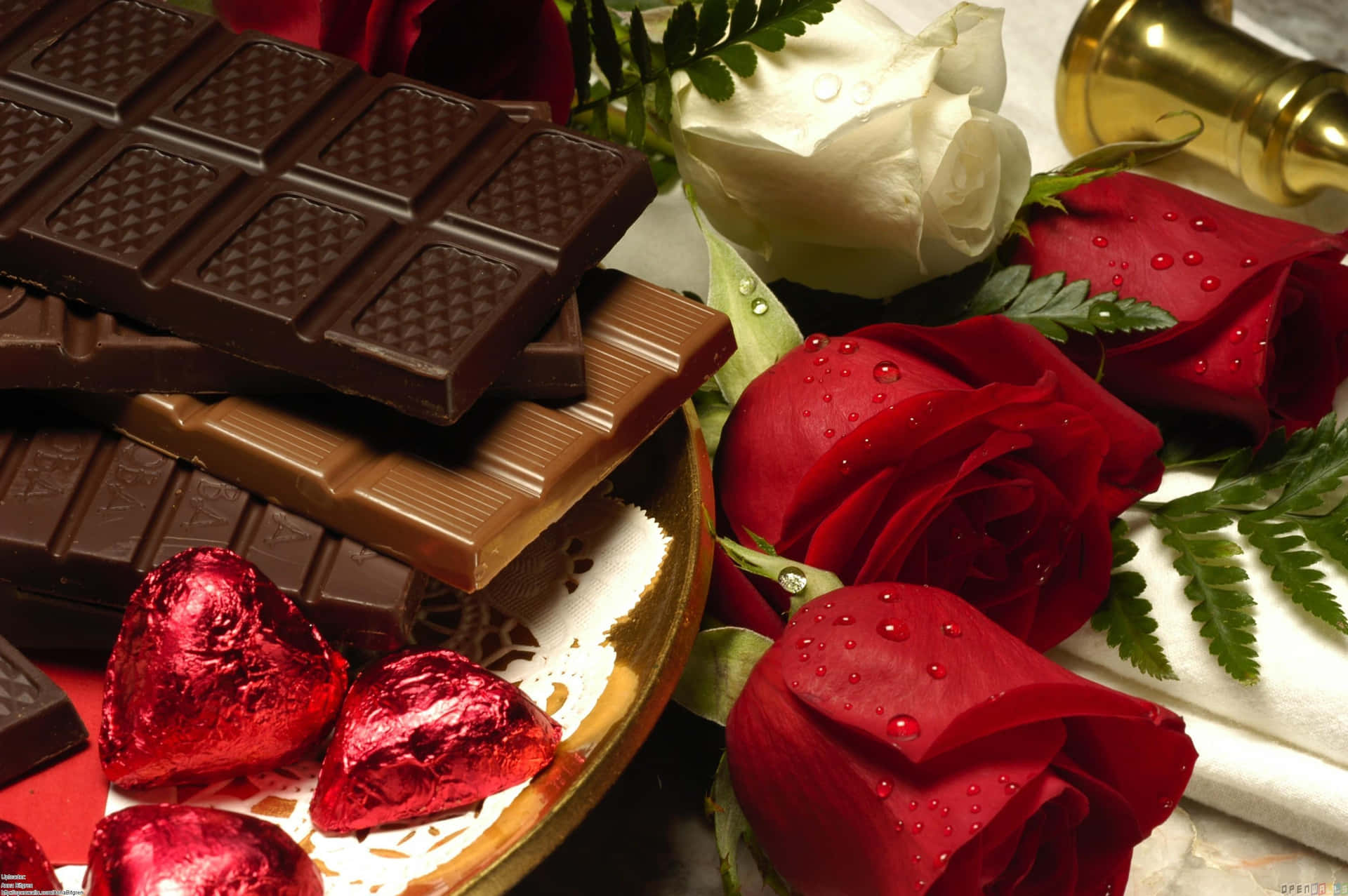 A Plate Of Chocolates