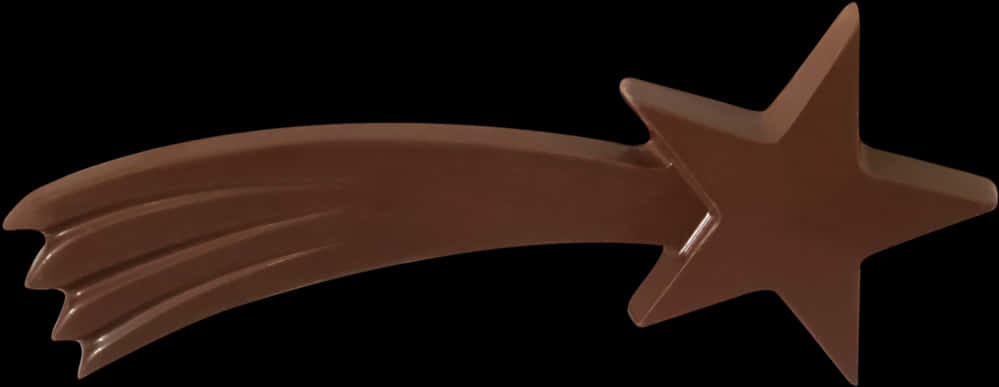 Chocolate Shooting Star Graphic PNG