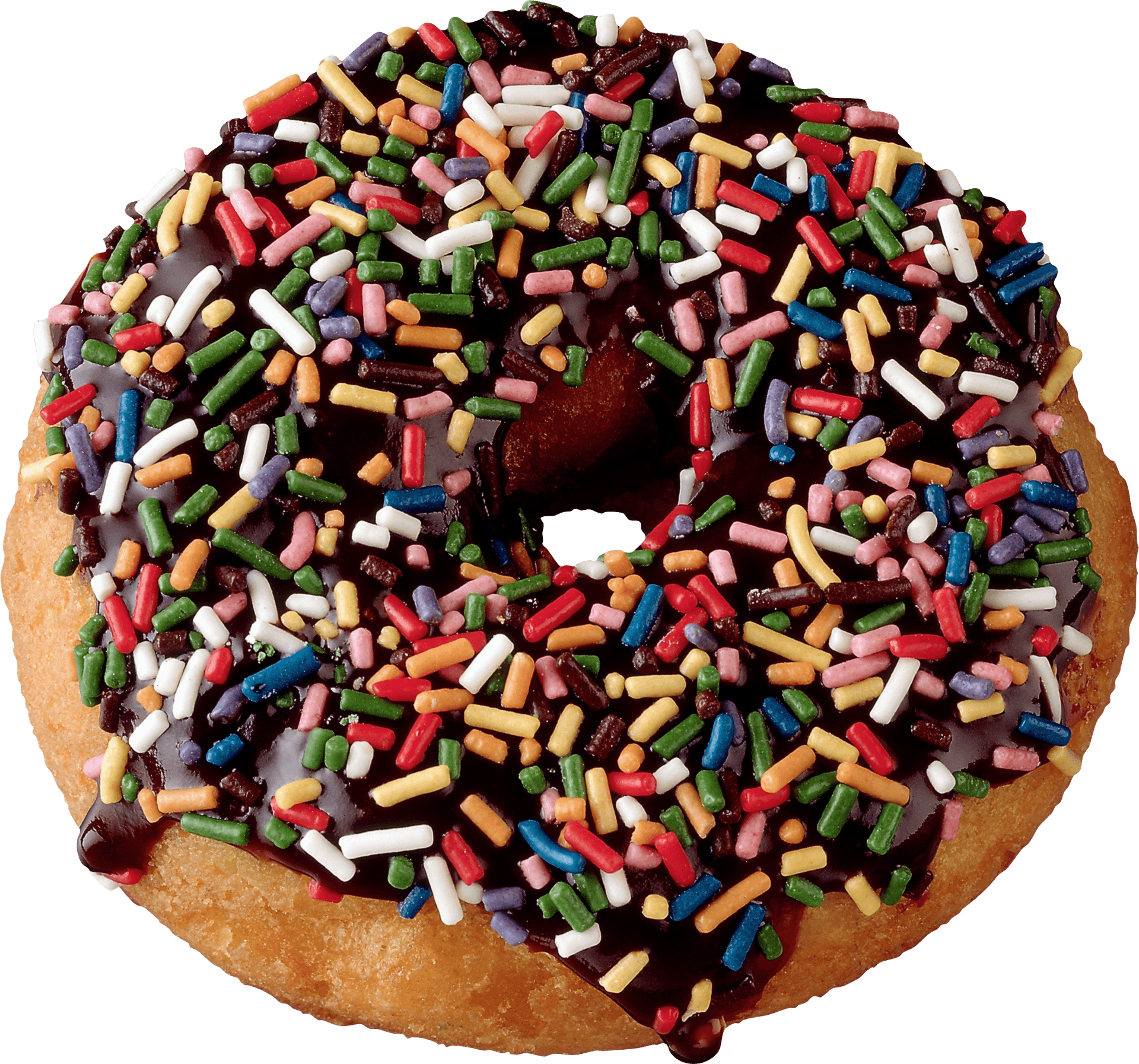 Chocolate Sprinkled Doughnut.png PNG