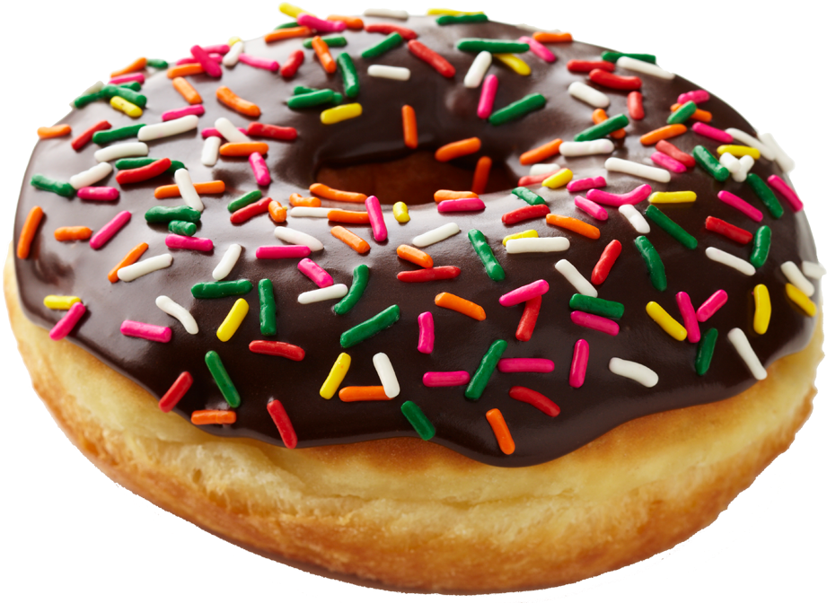Chocolate Sprinkled Doughnut.png PNG