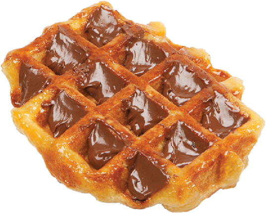 Chocolate Topped Waffle PNG