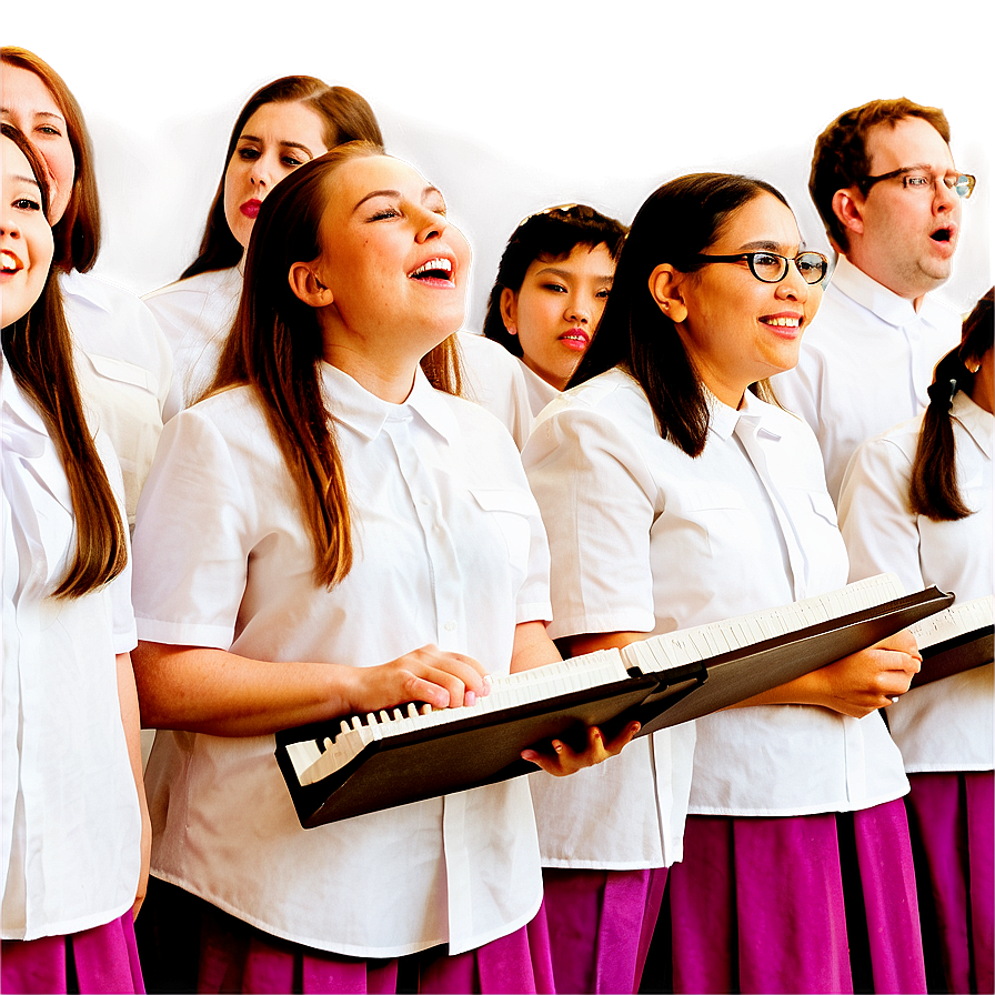 Choir Performance Attendees Png 06242024 PNG