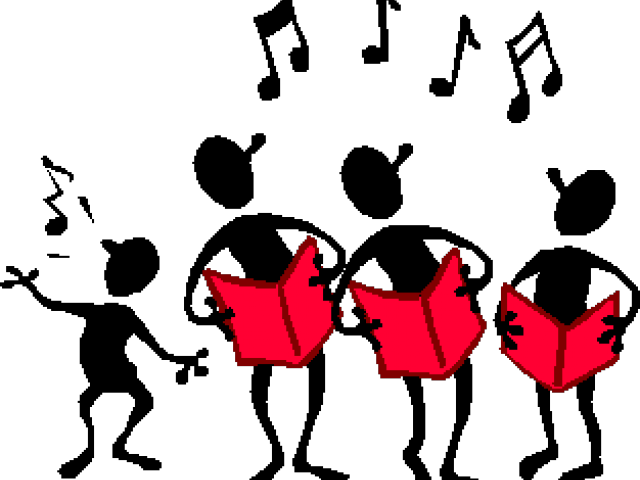 Choir Performance Silhouette PNG