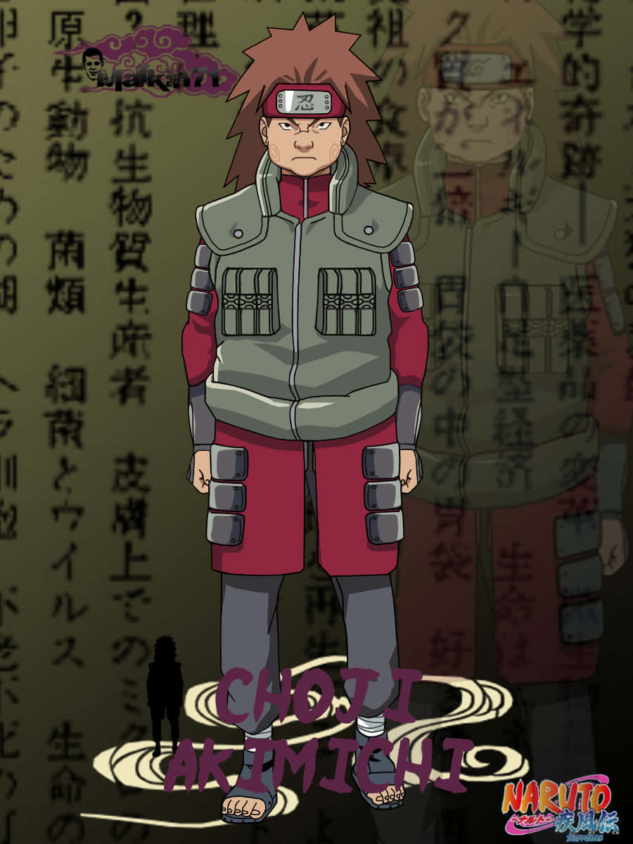 Choji,il Coraggioso Ninja Sfondo