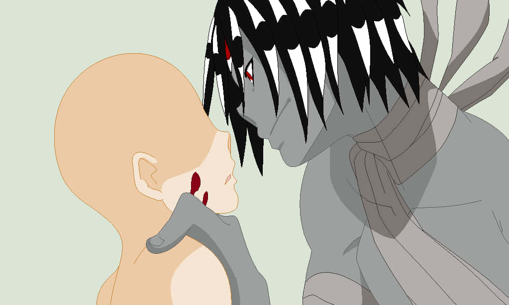 Kishin Soul Eater Choking A Boy Wallpaper