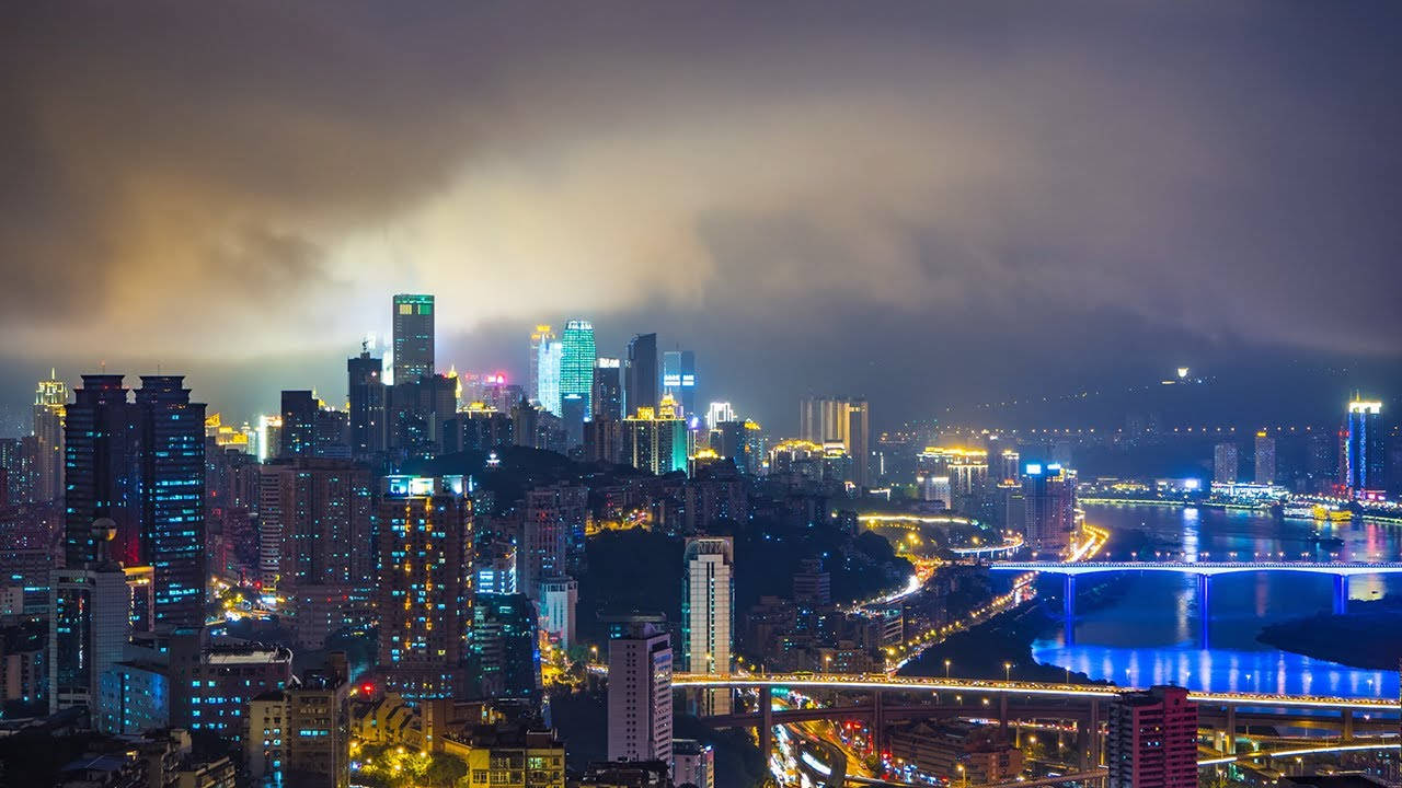 Chongqing Cityscape Nightview